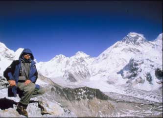 Everest Book - Solu-Khumbu: The Trek to Everest: A Photographic Journal by Tim Hauf - Everest From Kala Pattar